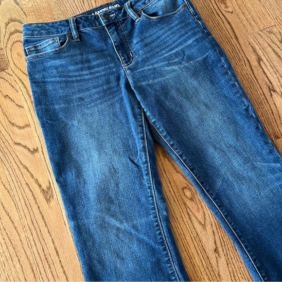 🆕 Lands’ End women’s midrise waist bootcut jeans 10P petite 10 - Picture 2 of 9
